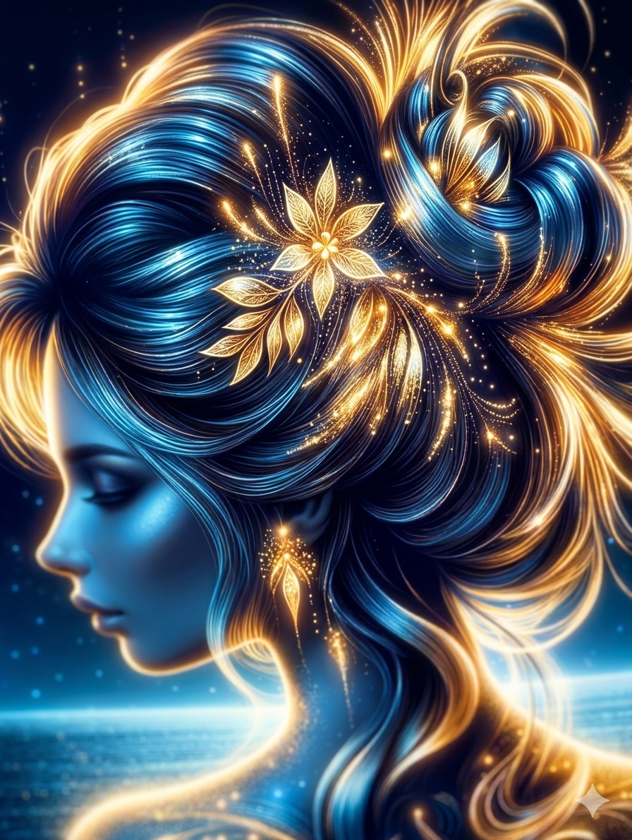 Celestial Maiden | High-Definition Metal Art Print