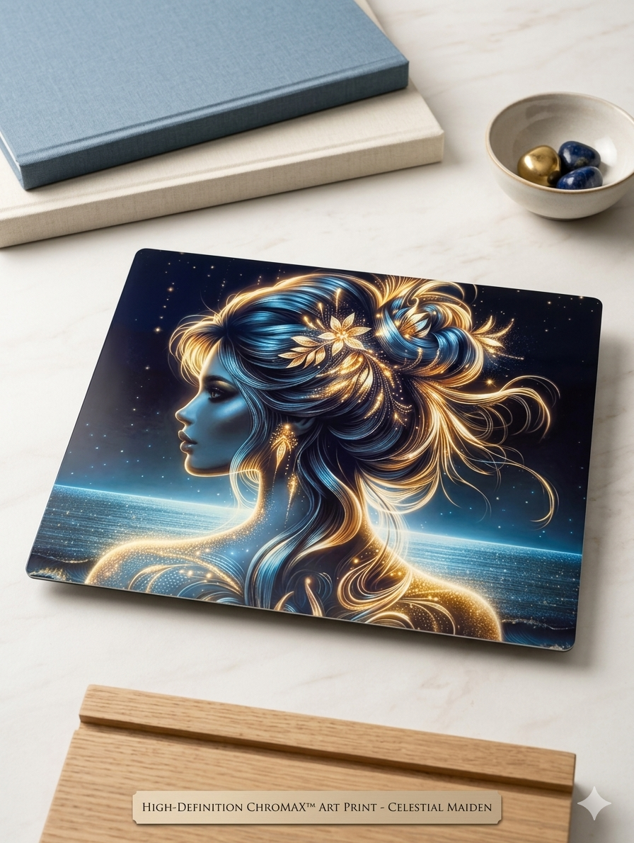 Celestial Maiden | High-Definition Metal Art Print