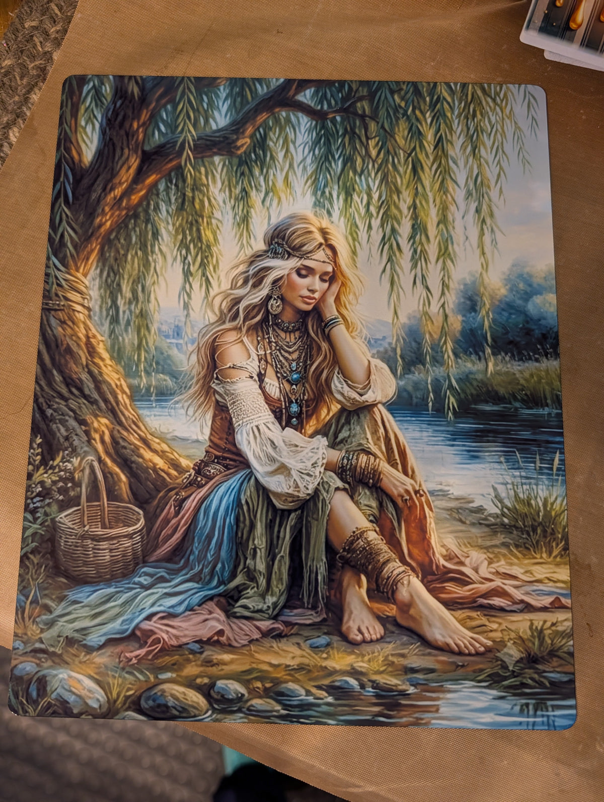 Willow Dreamer – 8x10 Premium Metal Art Print | Boho Wall Decor