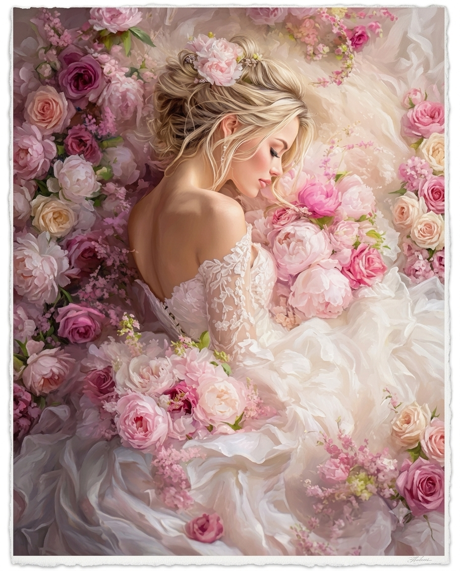 Peony Dream — Romantic Bridal Wall Art Print