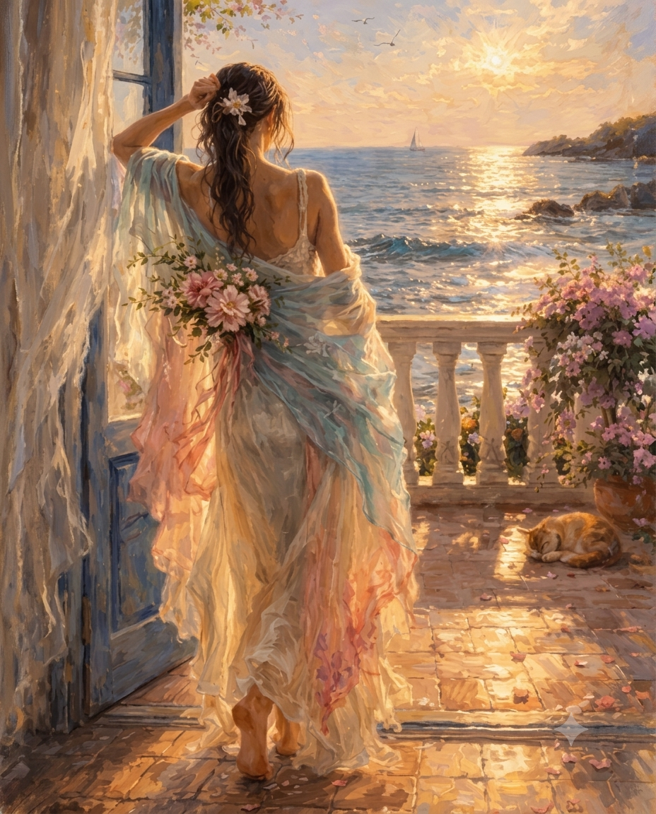 Sea Breeze — Coastal Sunset Wall Art Print